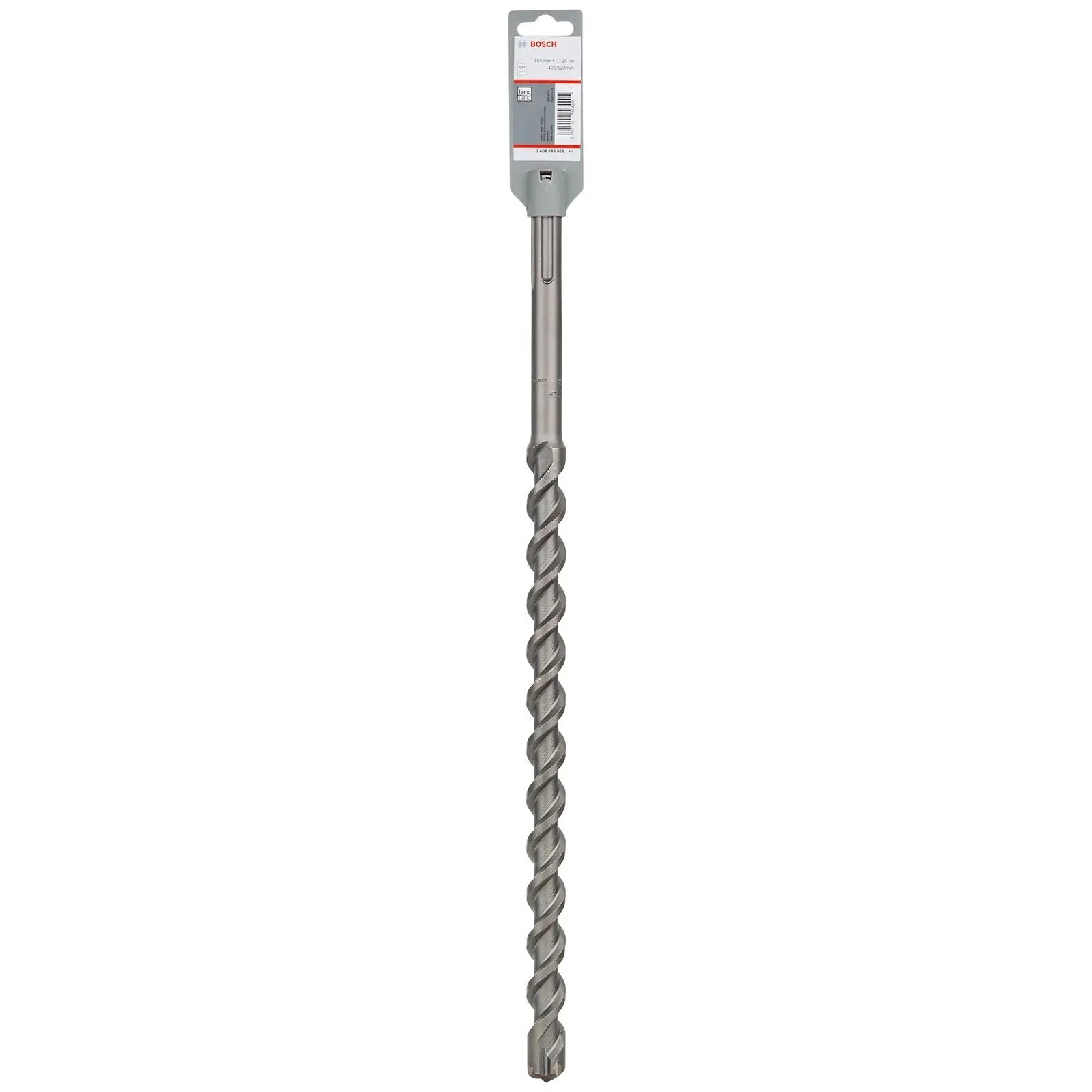 Bosch Hammer Drill Bit SDS Max 4 Cutter Head Concrete Masonry 25 x 520mm (WL:400mm)  White Rose Tools