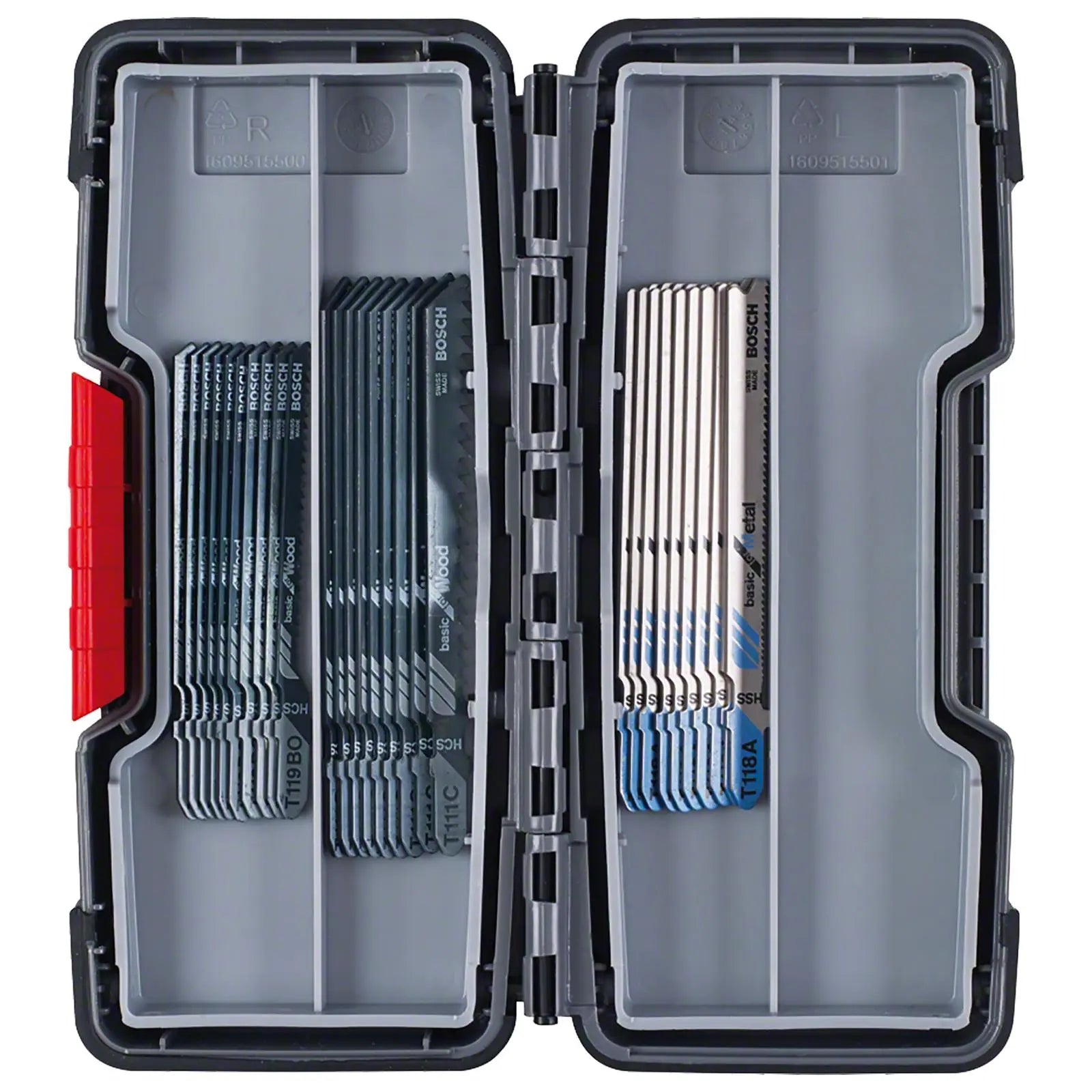 Bosch Jigsaw Blade Set 30 Piece in Tough Box for Wood and Metal  White Rose Tools