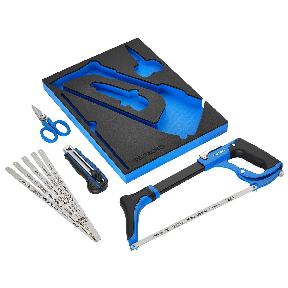 Bunker Saw and Cutting Set in EVA Foam Inlay (11 Piece) 29714  White Rose Tools