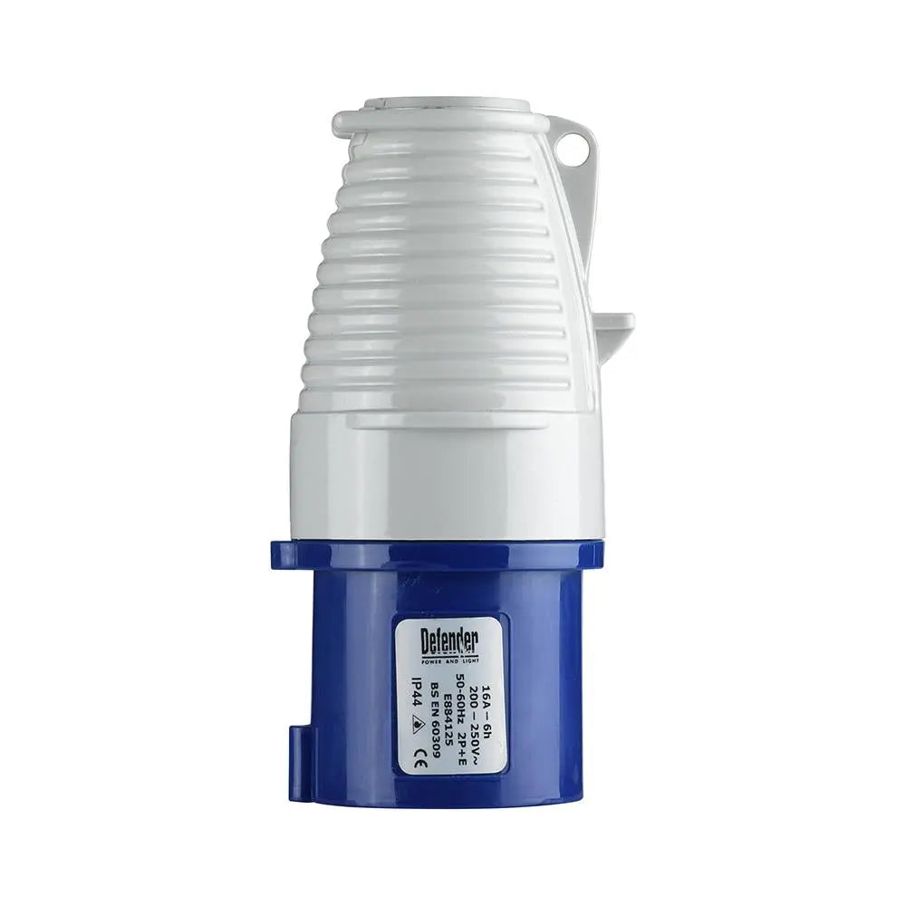 Defender 230V Plug 16A E884125  White Rose Tools