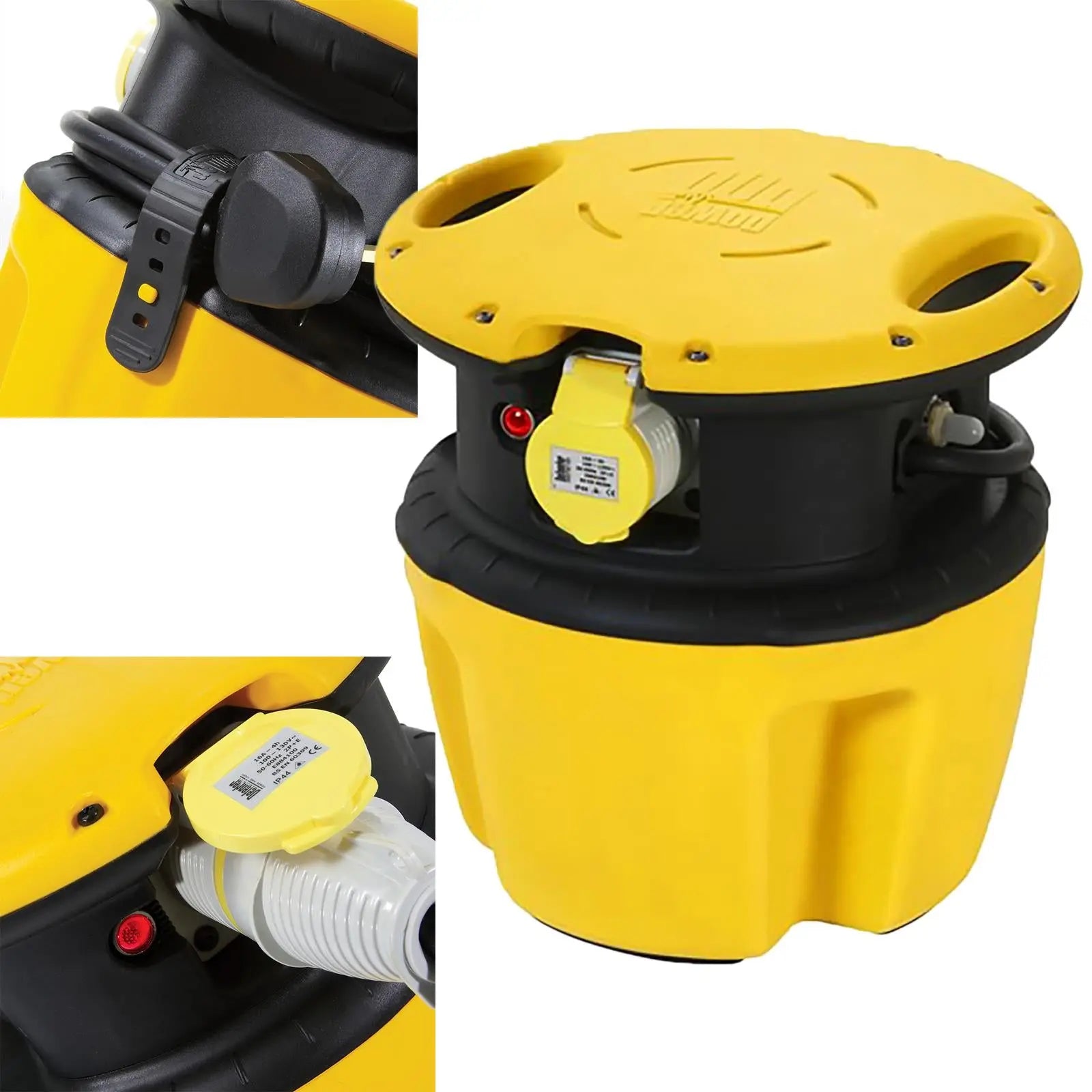 Defender 3kVA 110V 16 Amp Power Pod Transformer 2 Outlets IP44 Rated 