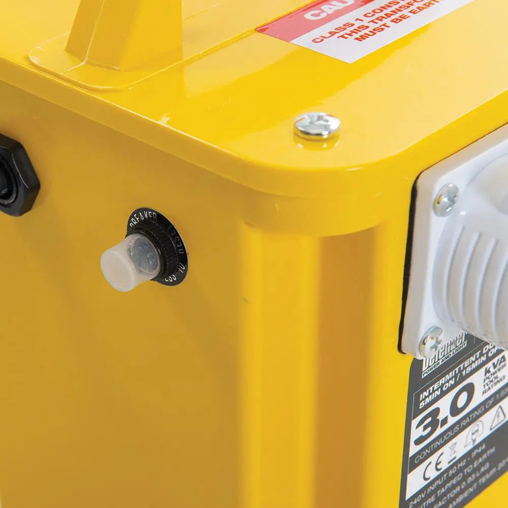Defender 3kVA Portable Transformer 16A 110V E203010  White Rose Tools