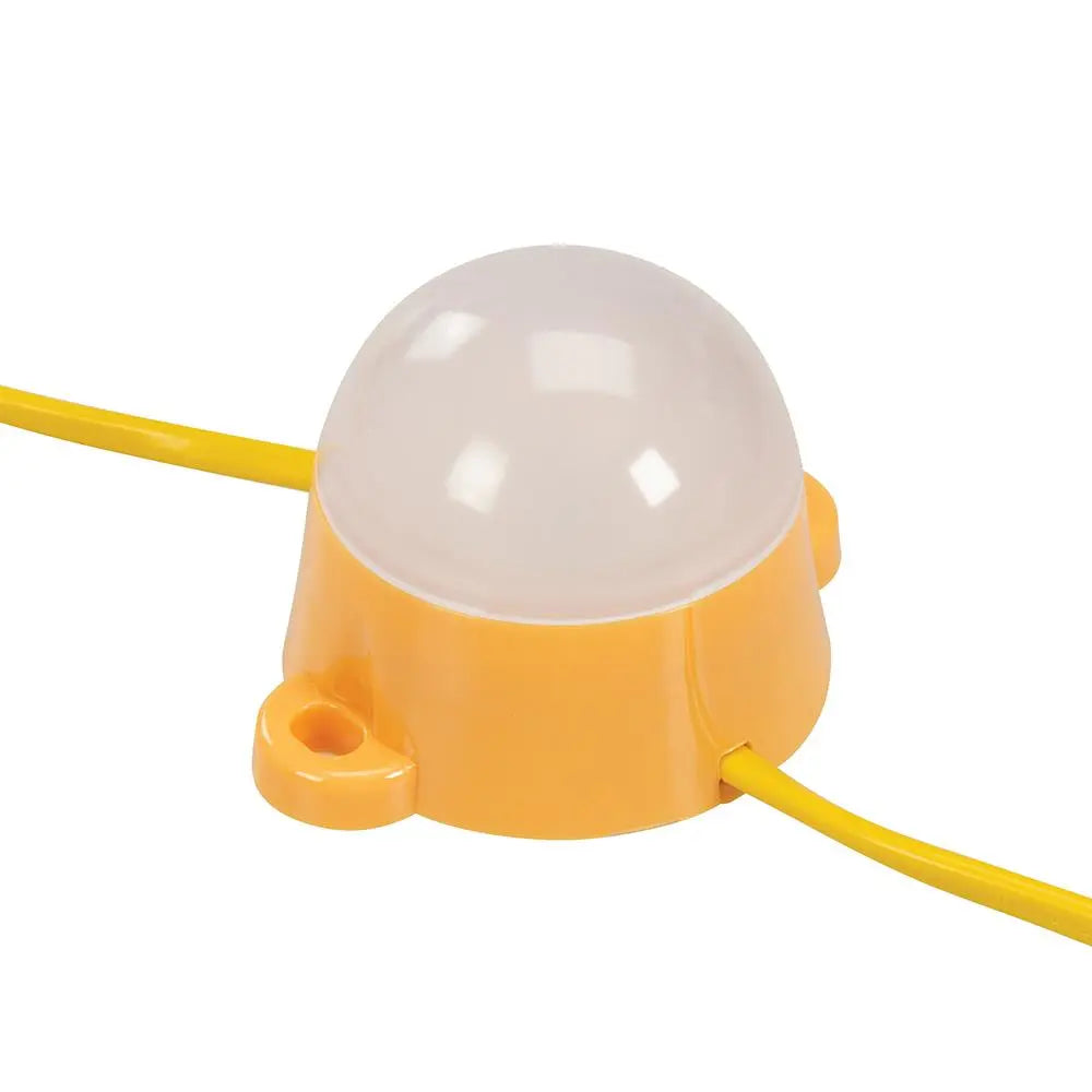 Defender 50W LED Encapsulated Festoon String Lights 22m 110V E89816  White Rose Tools