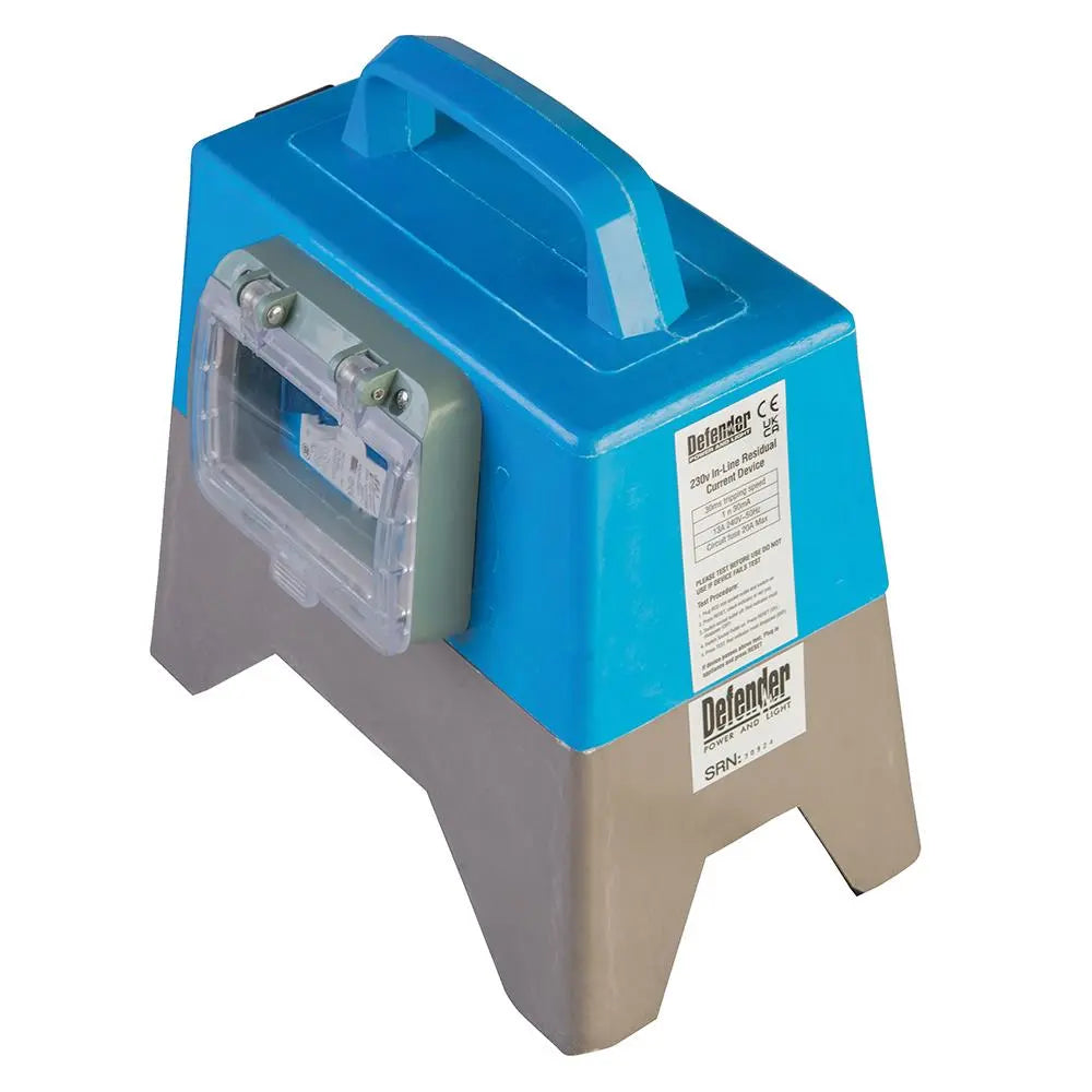 Defender Earth Leakage Unit 13A 230V E11092  White Rose Tools