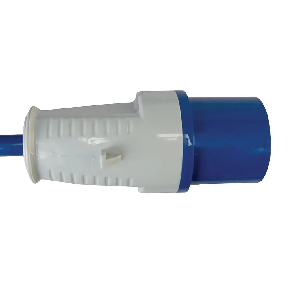 Defender Extension Lead Blue 2.5mm2 16A 14m 230V E85221  White Rose Tools