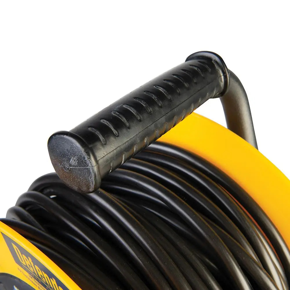 Defender Industrial Cable Reel 25m 230V 16A E86475  White Rose Tools