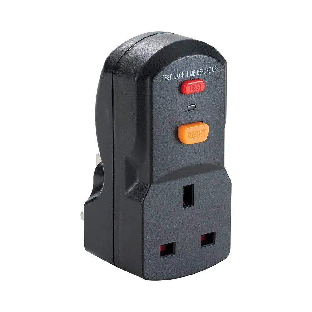 Defender RCD Adaptor (Plug & Plug Into) 230V E11060C  White Rose Tools