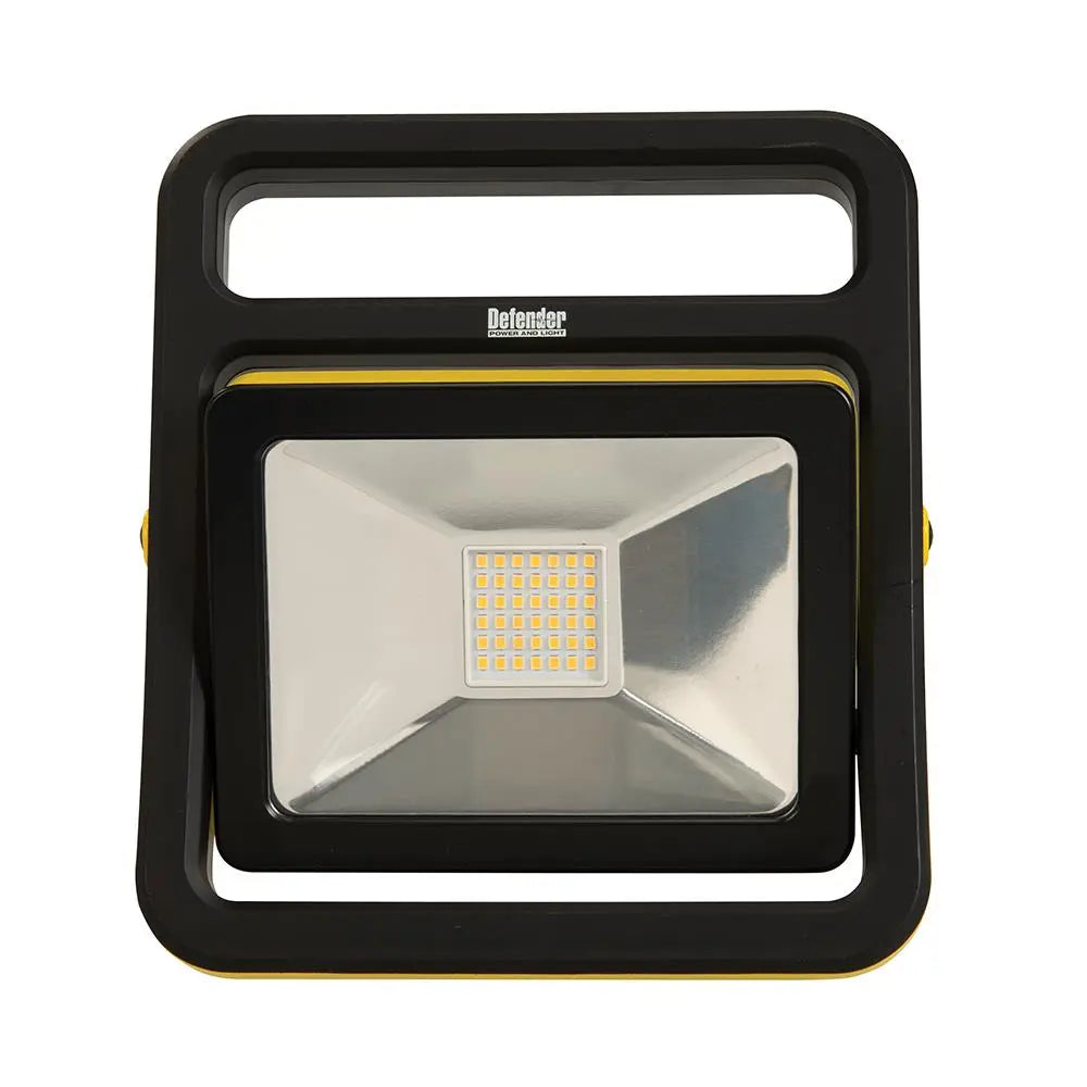 Defender Slimline LED Floor Light 110V 20W E206011  White Rose Tools