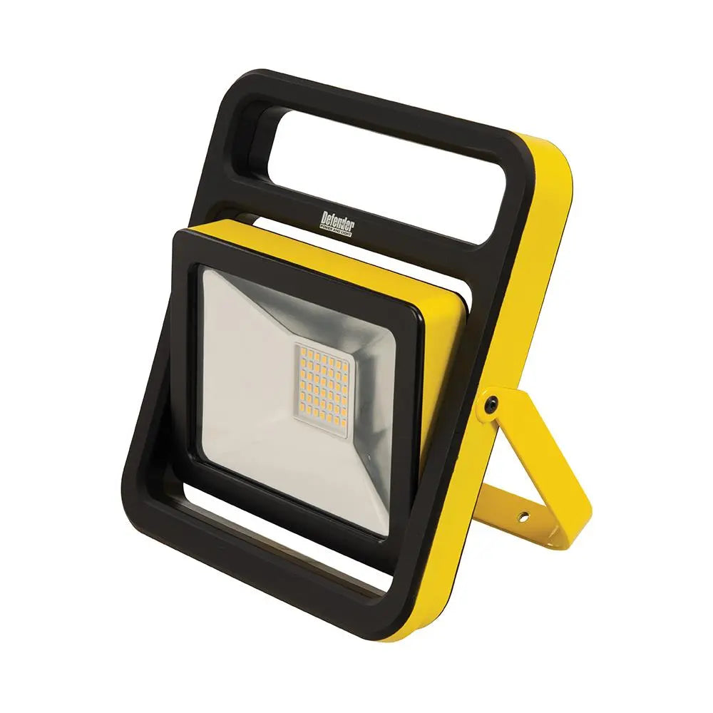 Defender Slimline LED Floor Light 110V 20W E206011  White Rose Tools