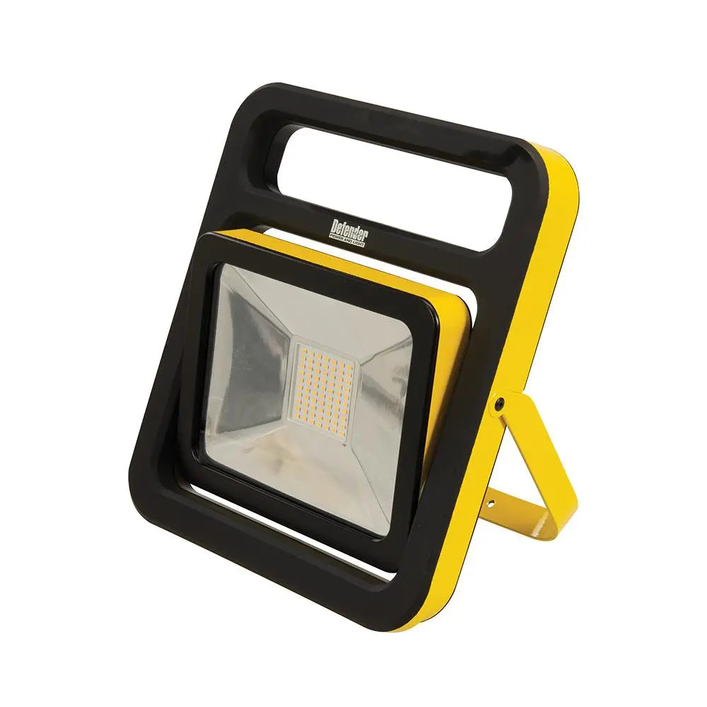 Defender Slimline LED Floor Light 110V 30W E206013  White Rose Tools
