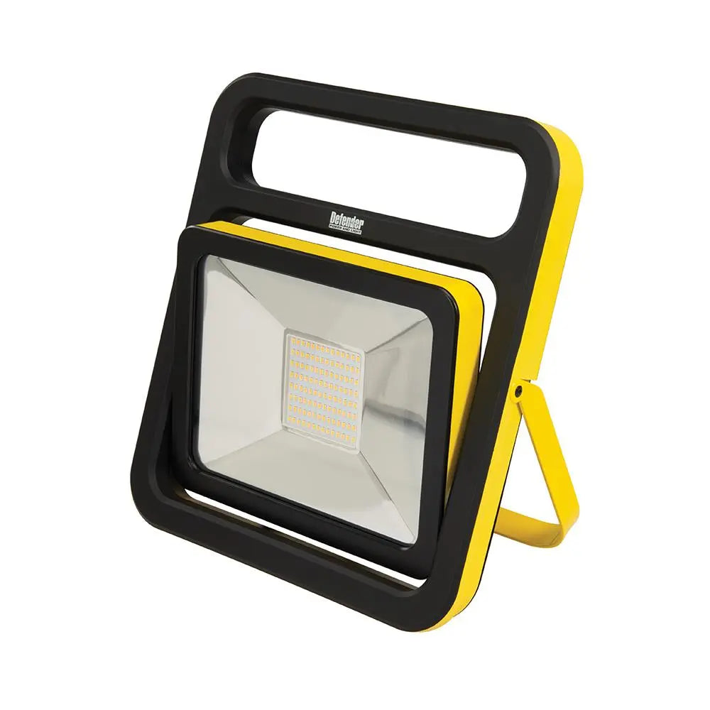 Defender Slimline LED Floor Light 110V 50W E206014  White Rose Tools