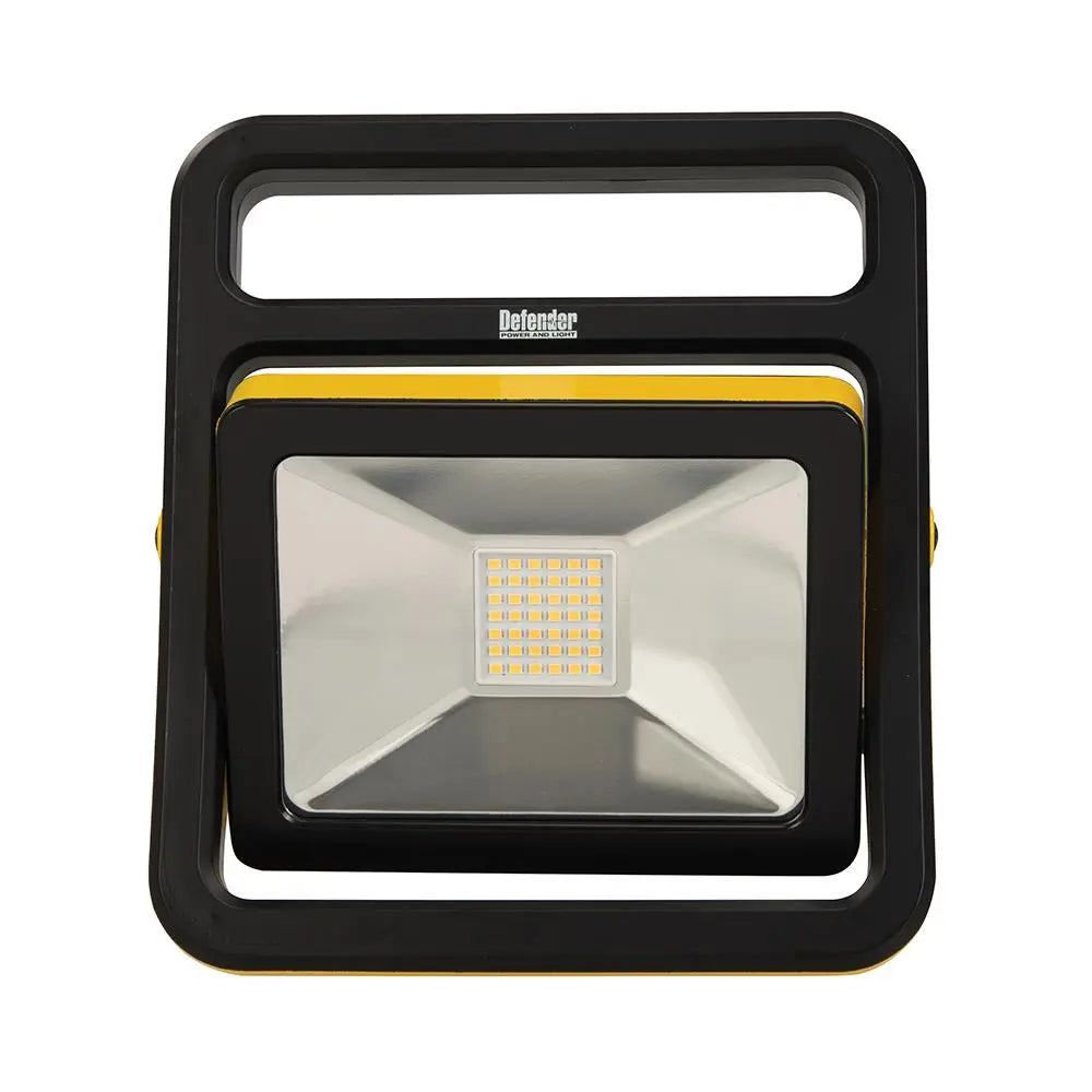 Defender Slimline LED Floor Light 240V 20W E206012  White Rose Tools