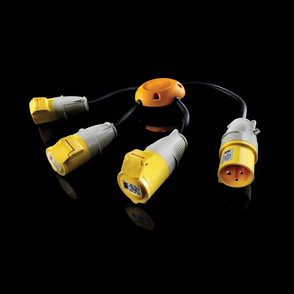 Defender Spider Pod Power Splitter 3 Way 110V 16A 