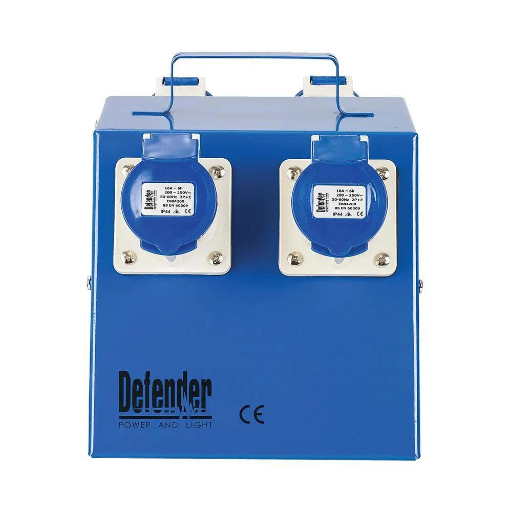 Defender Splitter Box 4 x 16A 230V E13112  White Rose Tools