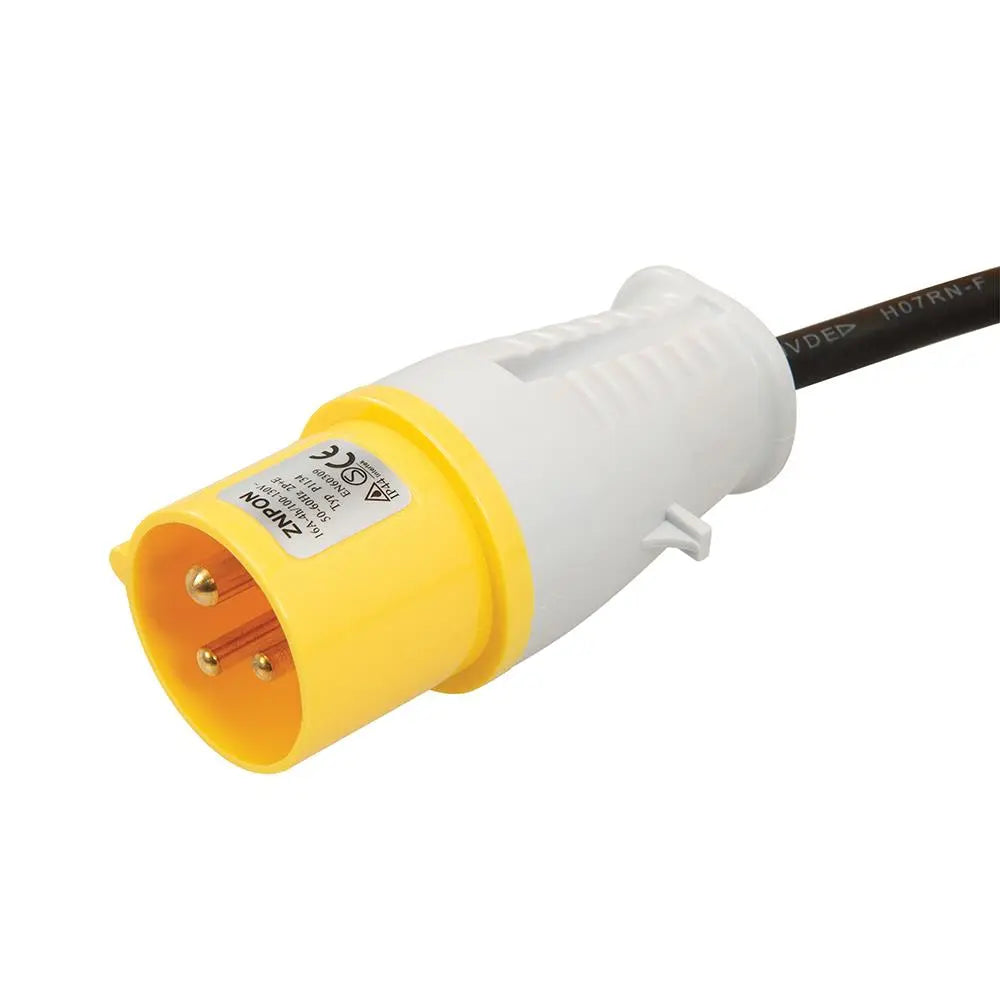 Defender Uplight V3 Multi Socket Base 4 x 16A (Base Only) 110V E712654  White Rose Tools