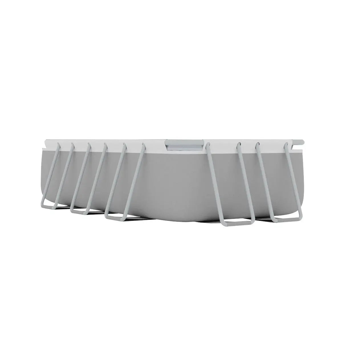 Dellonda 13ft Deluxe Steel Swimming Pool with Filter Pump  White Rose Tools