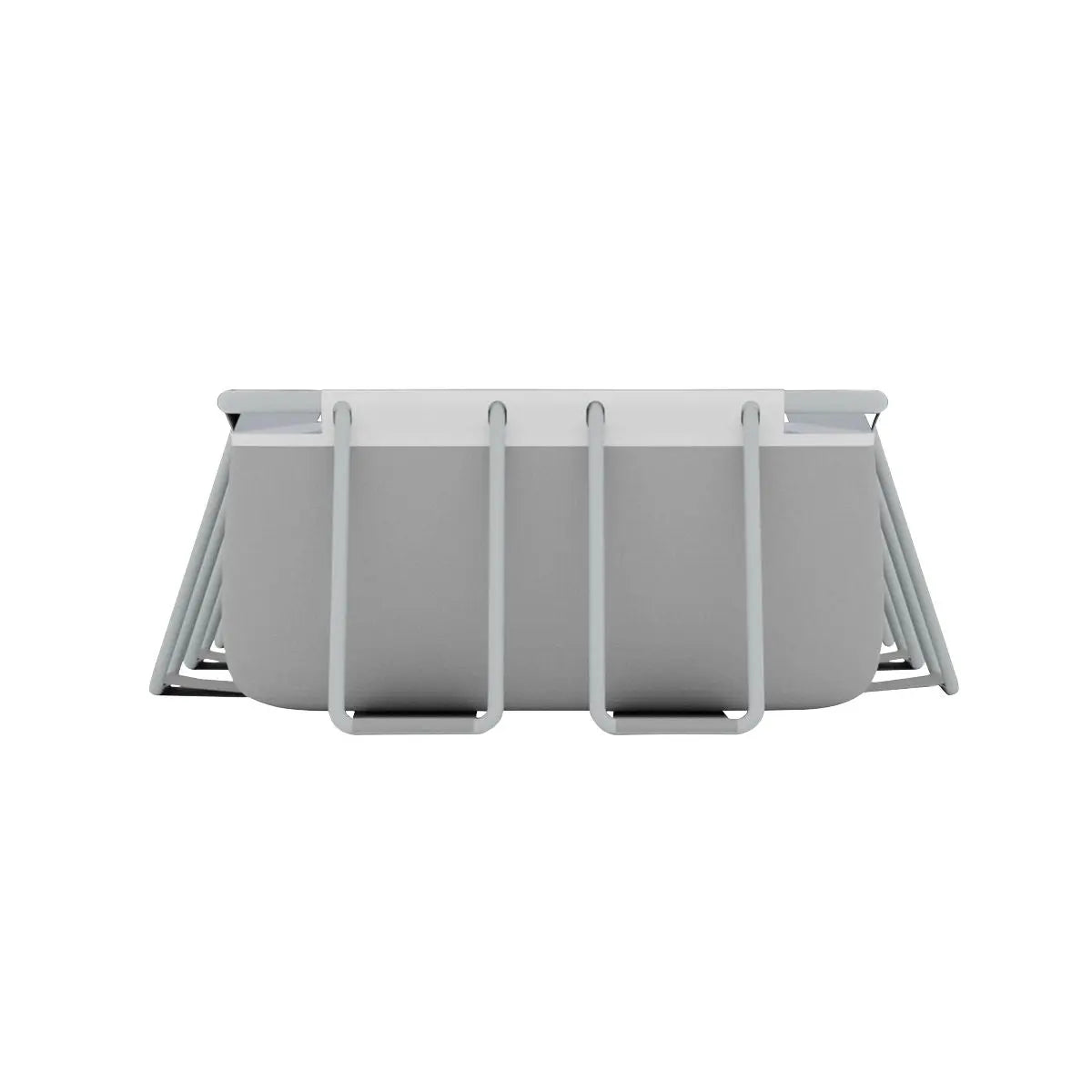Dellonda 13ft Deluxe Steel Swimming Pool with Filter Pump  White Rose Tools