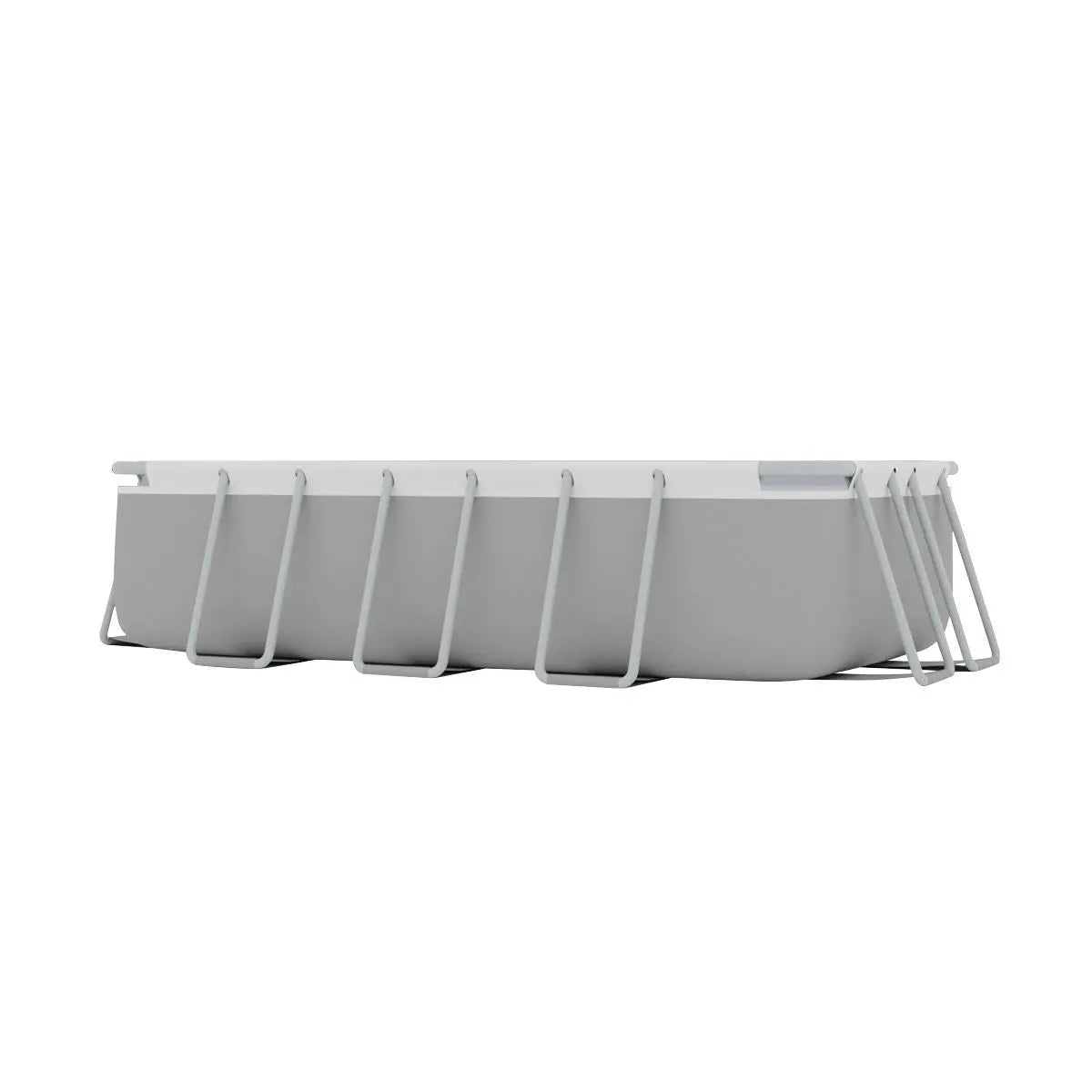 Dellonda 13ft Deluxe Steel Swimming Pool with Filter Pump  White Rose Tools