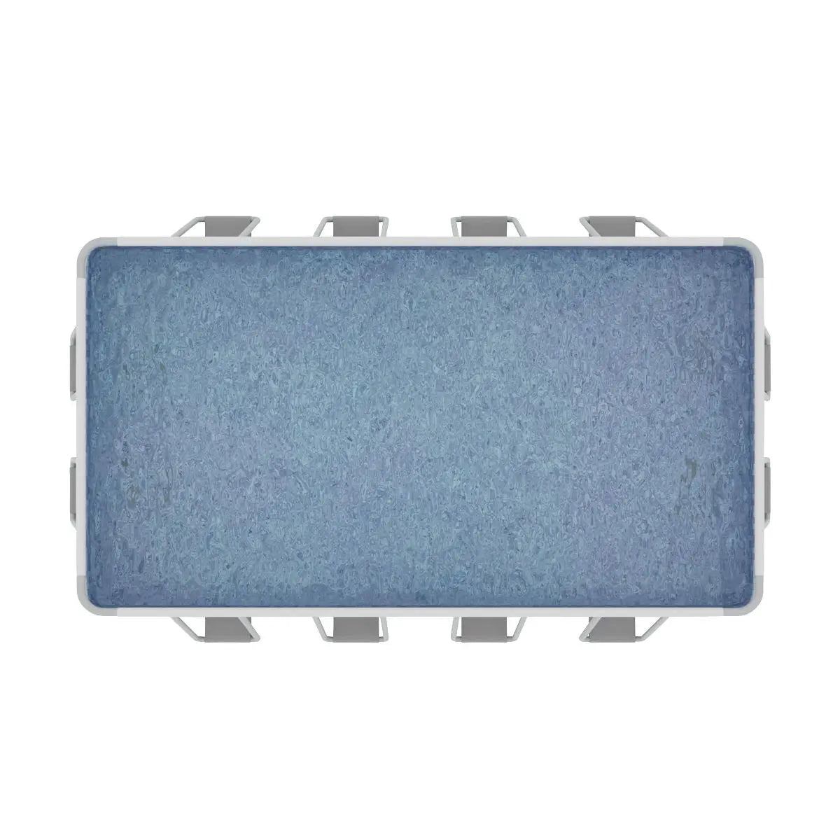 Dellonda 18ft Deluxe Steel Frame Swimming Pool, Rectangular with Filter Pump  White Rose Tools