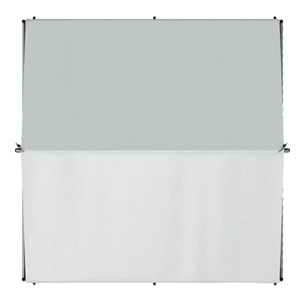 Dellonda 2 x2 x 1.5m Dog Kennel, Galvanised Steel, Roof Cover, Chain Link Fencing  White Rose Tools