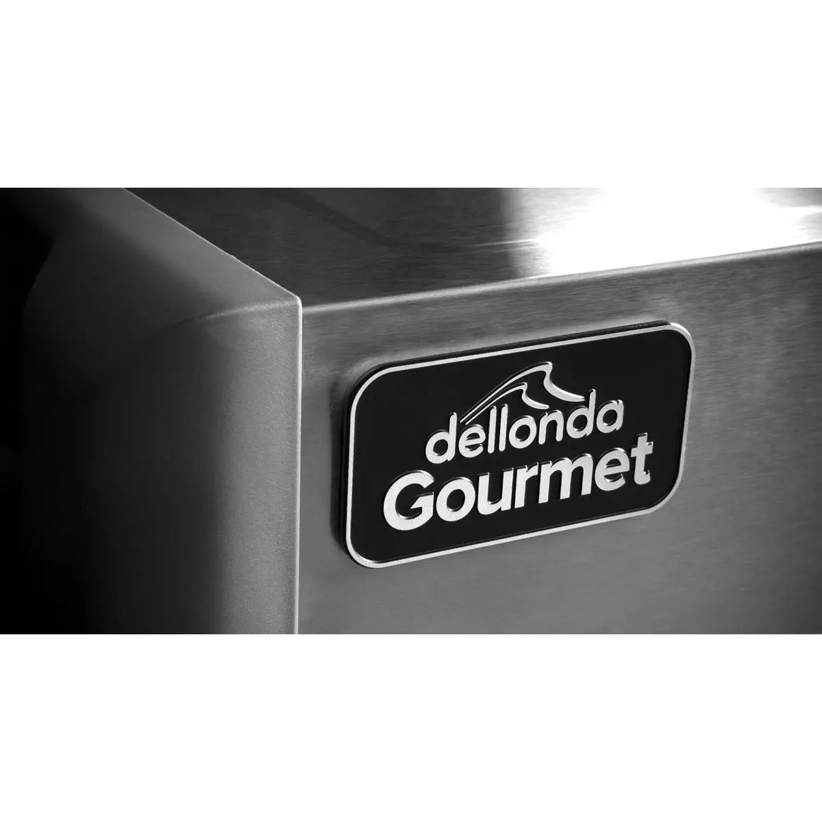 Dellonda 3 Burner Deluxe Gas BBQ Grill with Piezo Ignition & Wheels - Stainless Steel  White Rose Tools