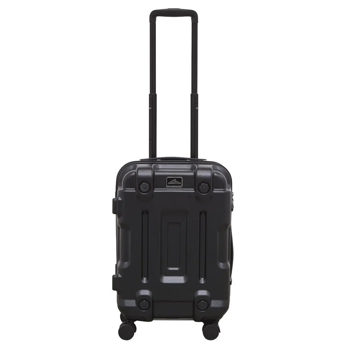 Dellonda 3-Piece Lightweight ABS Luggage Set  - 20", 24", 28" - Black - DL10  White Rose Tools