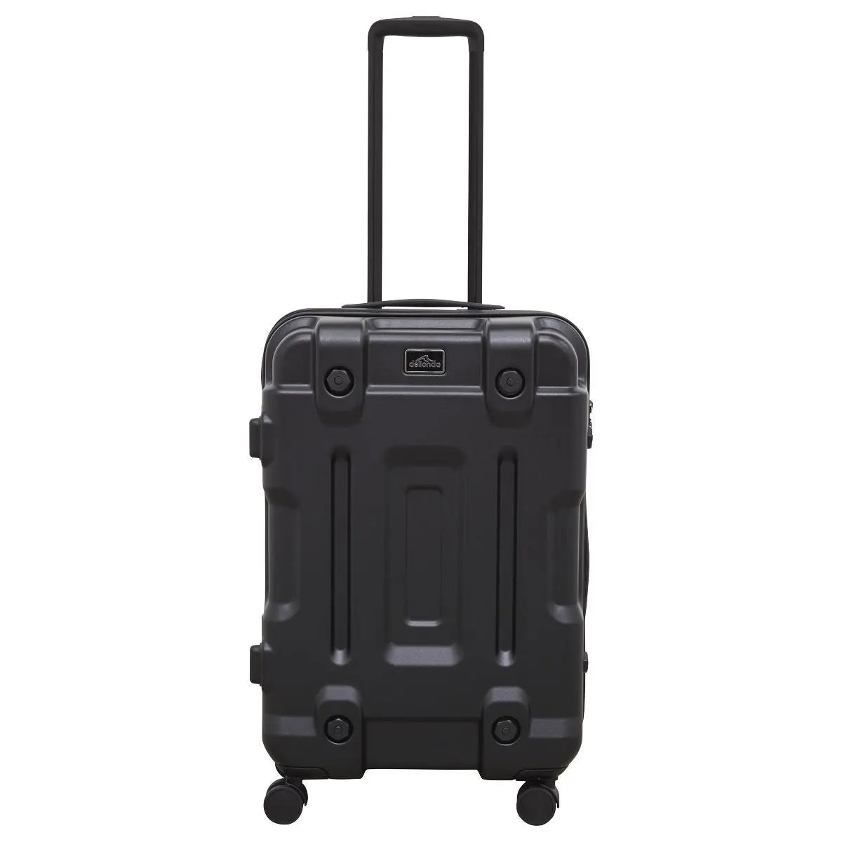 Dellonda 3-Piece Lightweight ABS Luggage Set  - 20", 24", 28" - Black - DL10  White Rose Tools