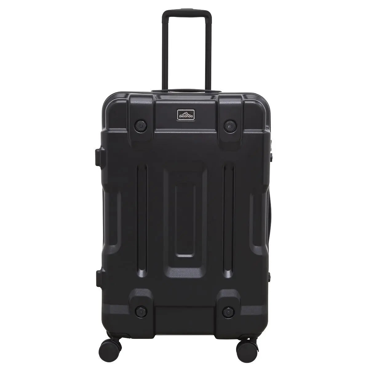 Dellonda 3-Piece Lightweight ABS Luggage Set  - 20", 24", 28" - Black - DL10  White Rose Tools