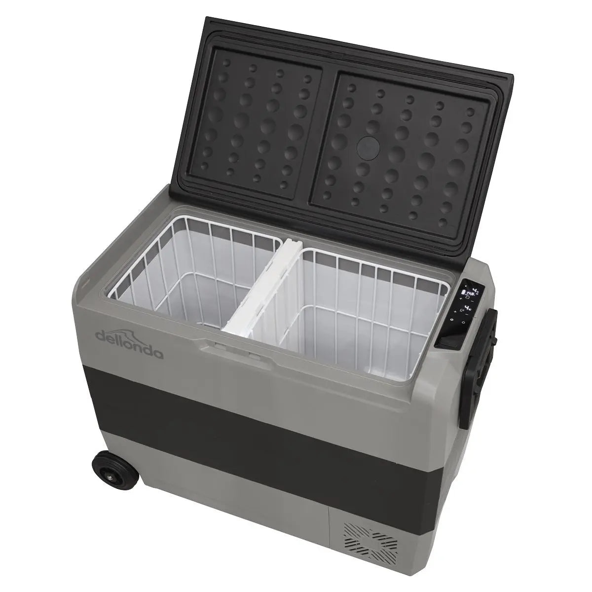 Dellonda 60L Portable Car Fridge, Freezer, 12/24/230V Dual Zone Compressor  White Rose Tools