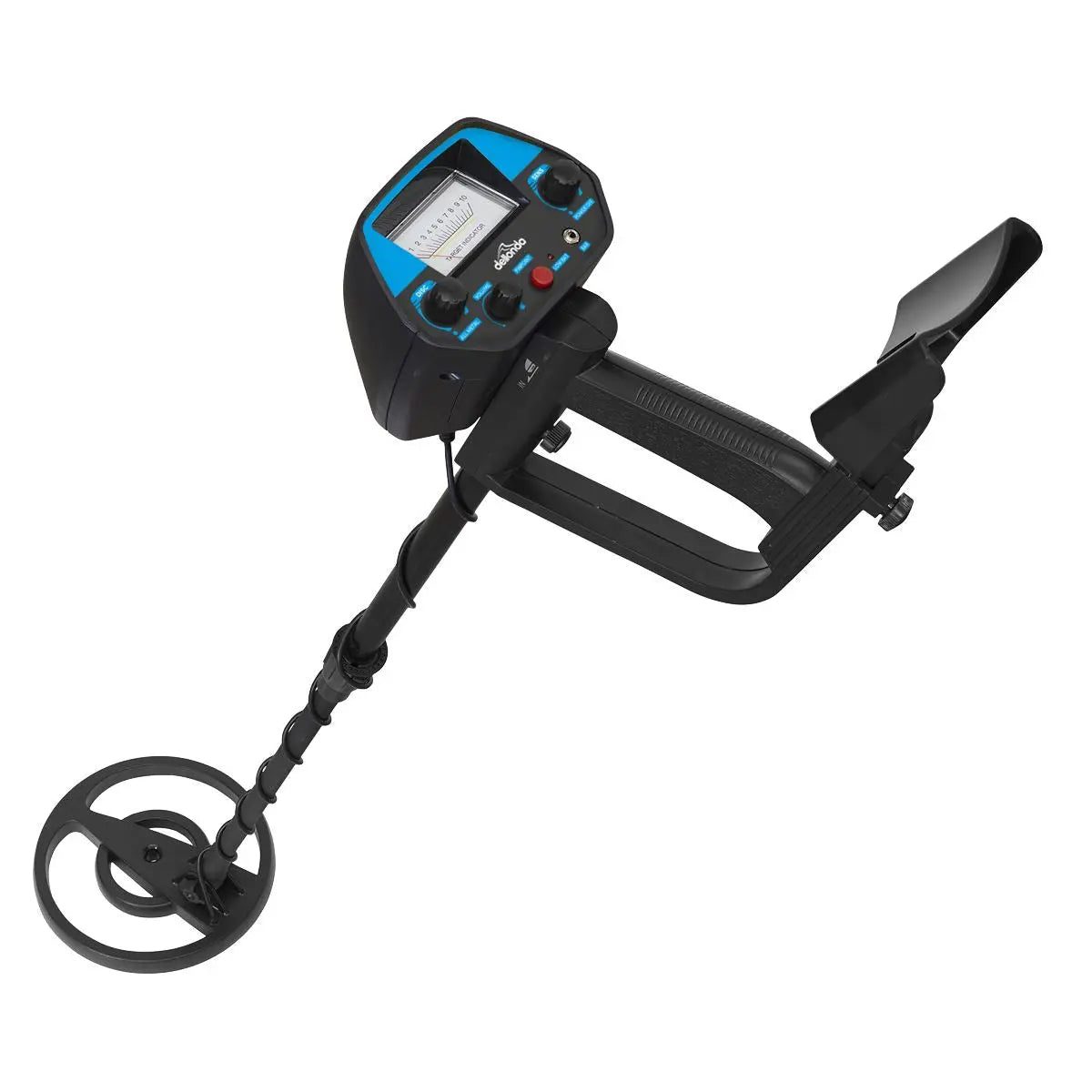 Dellonda Adults Metal Detector with High Accuracy Pinpoint Function  White Rose Tools