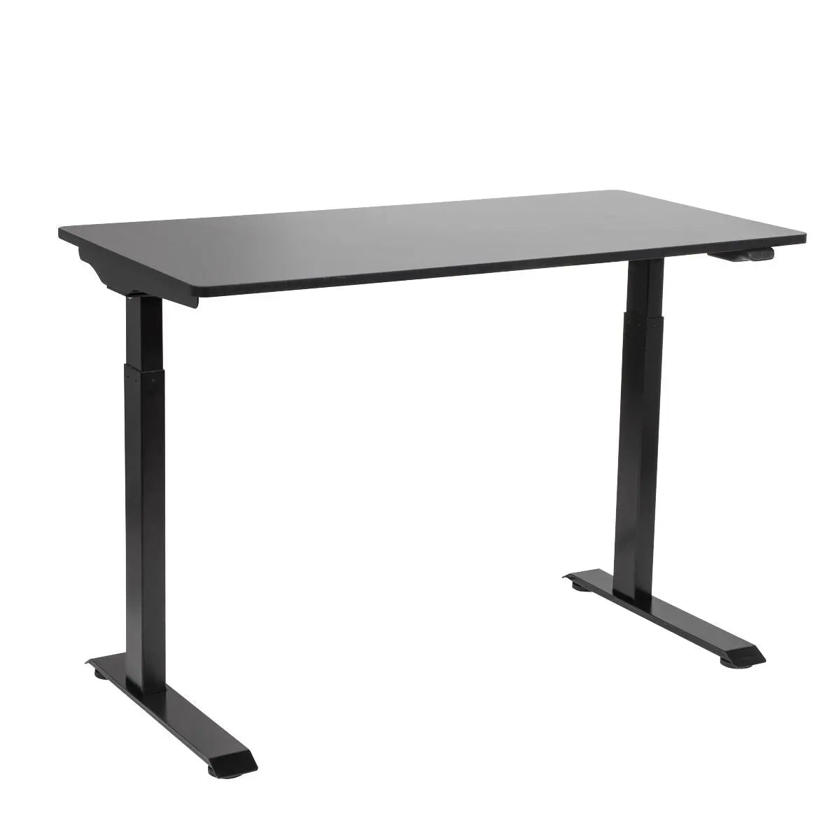 Dellonda Black Electric Adjustable Office Standing Desk, Quiet & Fast 1200x600mm  White Rose Tools