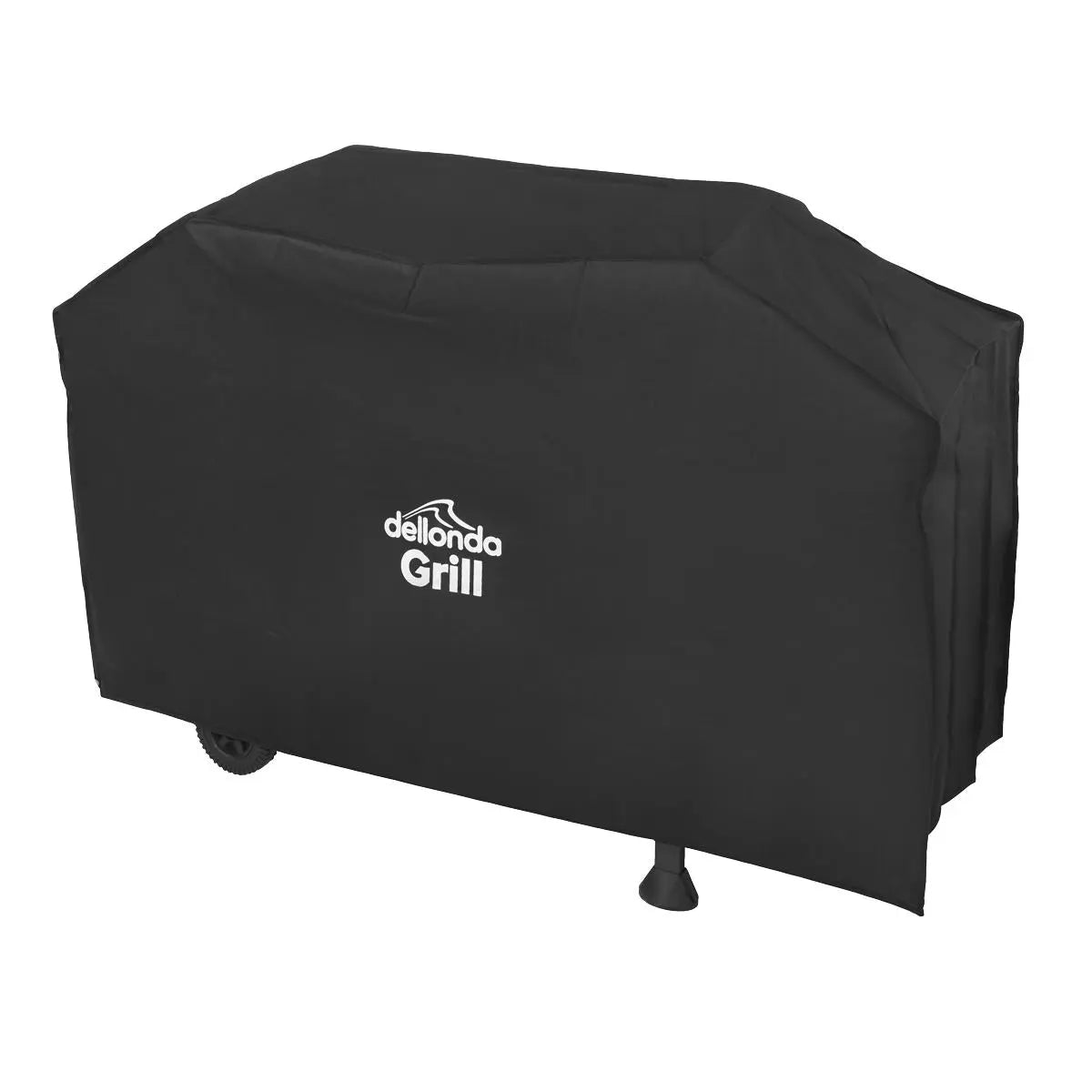 Dellonda Black PVC Cover for BBQs, Water-Resistant 1370 x 920mm  White Rose Tools