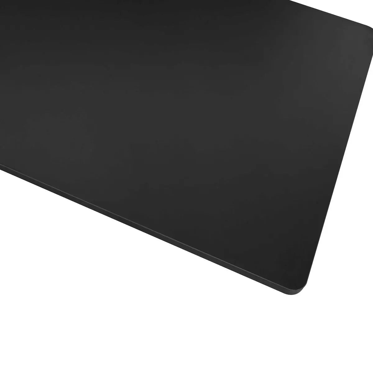 Dellonda Black Rectangular Desktop 1400 x 700mm, 1" Thickness - DH21  White Rose Tools