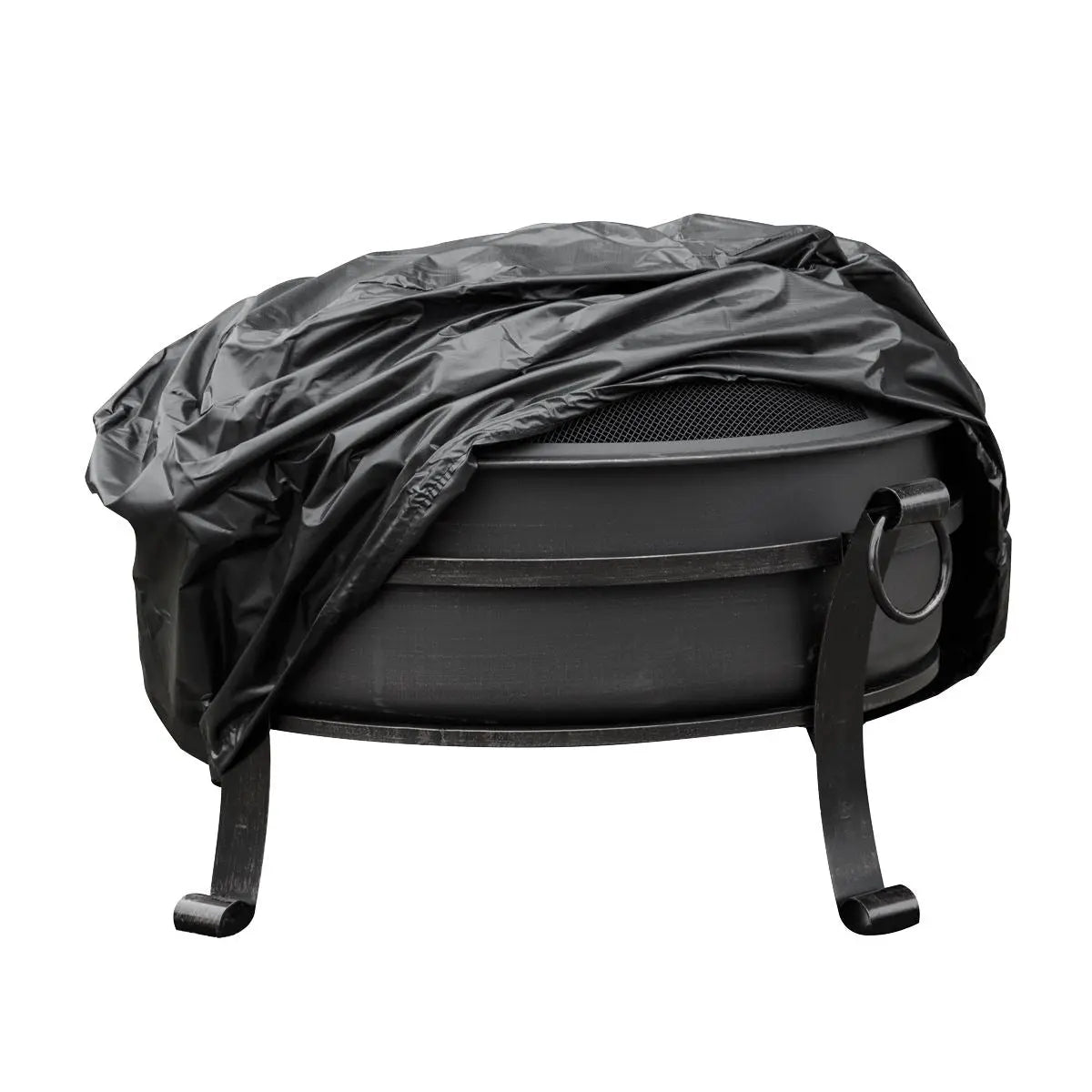 Dellonda Fire Pit, Fireplace, Outdoor Patio Heater PVC Cover, Water-Resistant, Heavy-Duty  White Rose Tools