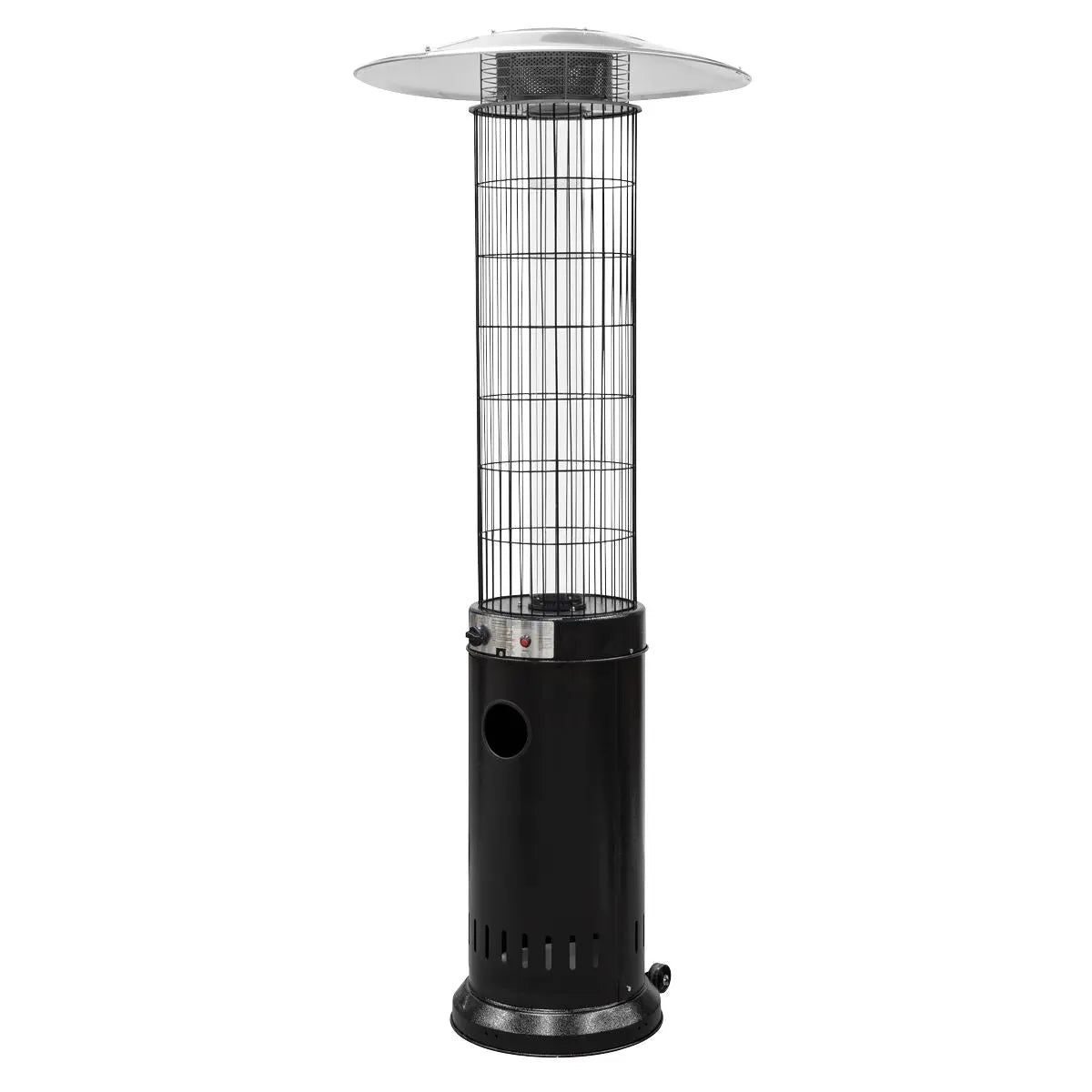 Dellonda Gas Patio Heater 13kW for Commercial & Domestic Use, Black  White Rose Tools