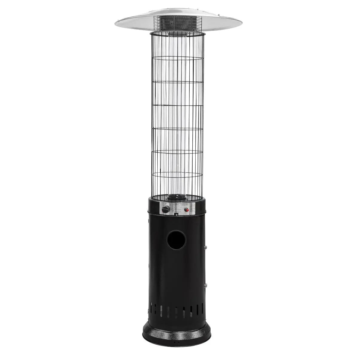 Dellonda Gas Patio Heater 13kW for Commercial & Domestic Use, Black  White Rose Tools