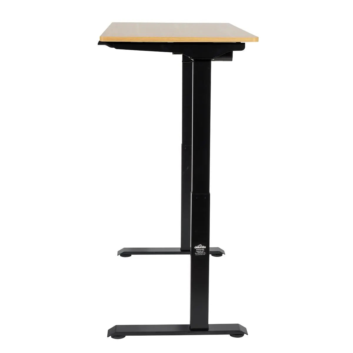 Dellonda Oak Electric Adjustable Office Standing Desk, Quiet, 70kg, 1200 x 600mm  White Rose Tools