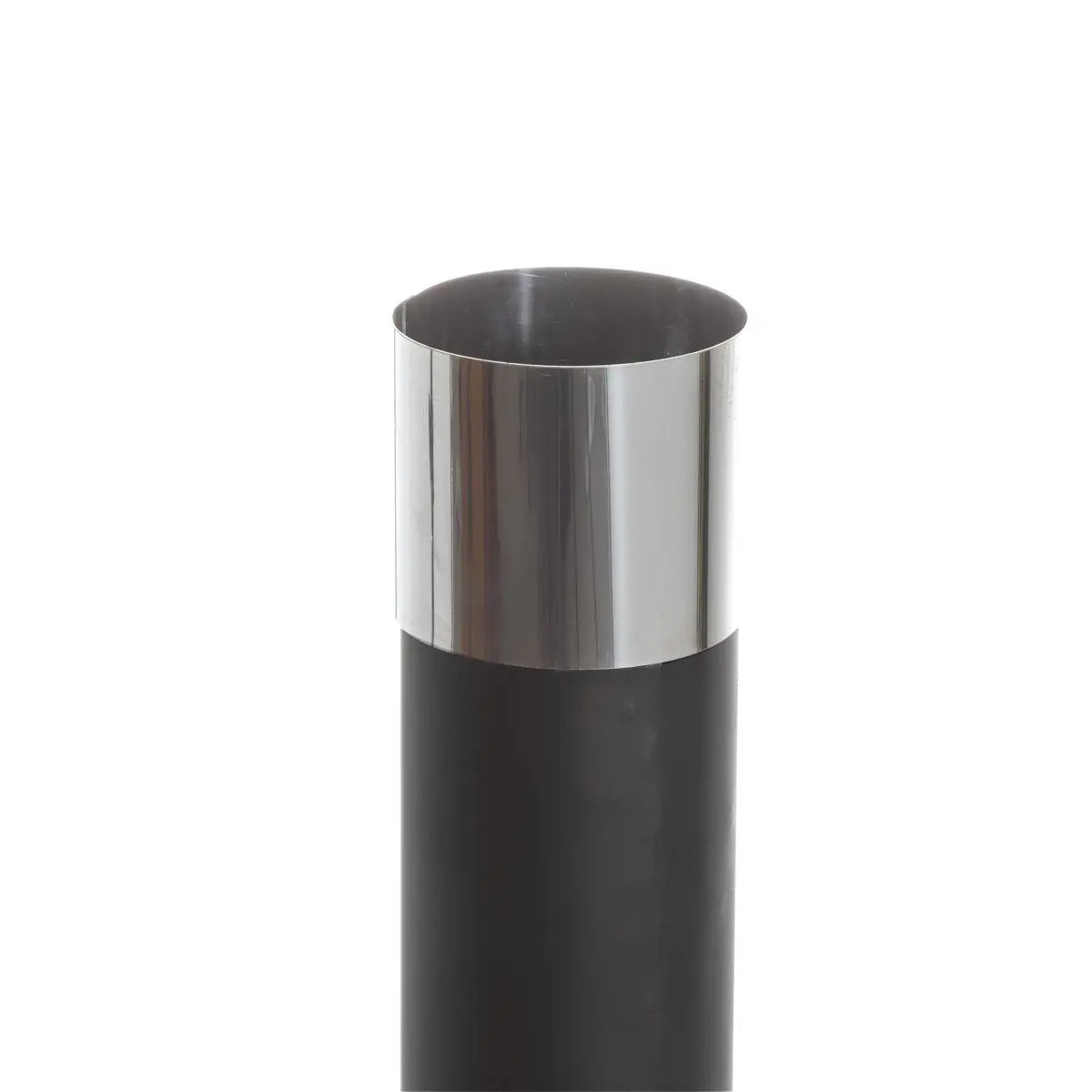 Dellonda Outdoor Chiminea, Fireplace, Fire Pit, Heater, Durable, Black Steel  White Rose Tools