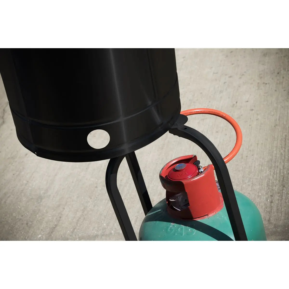 Dellonda Outdoor Garden Gas Patio Heater 13kW Commercial & Domestic Use, Black  White Rose Tools