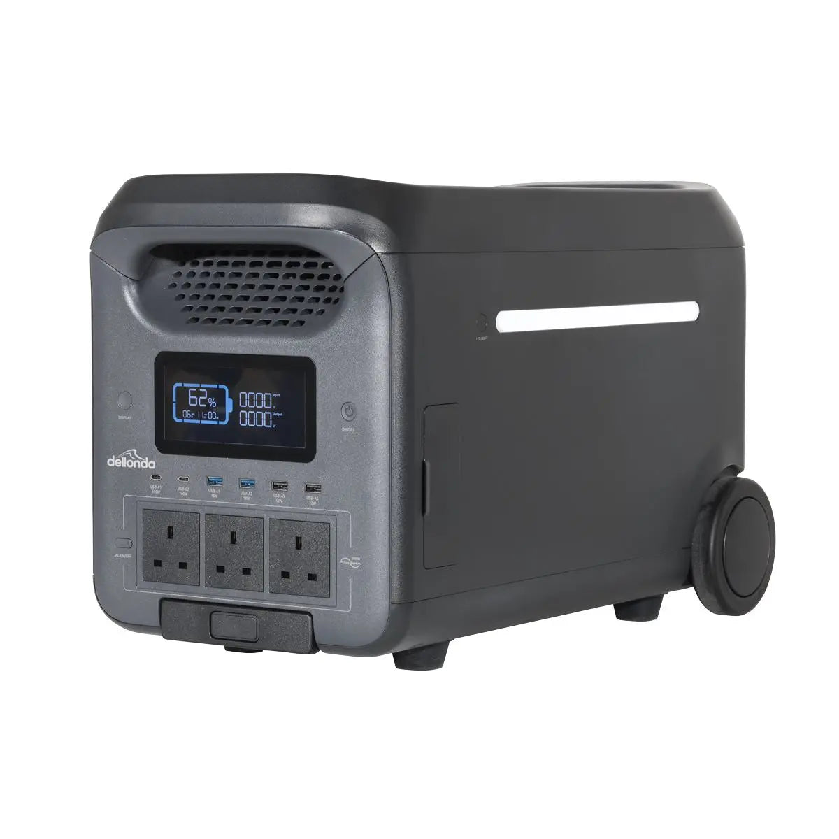 Dellonda Portable Power Station 3000W  White Rose Tools