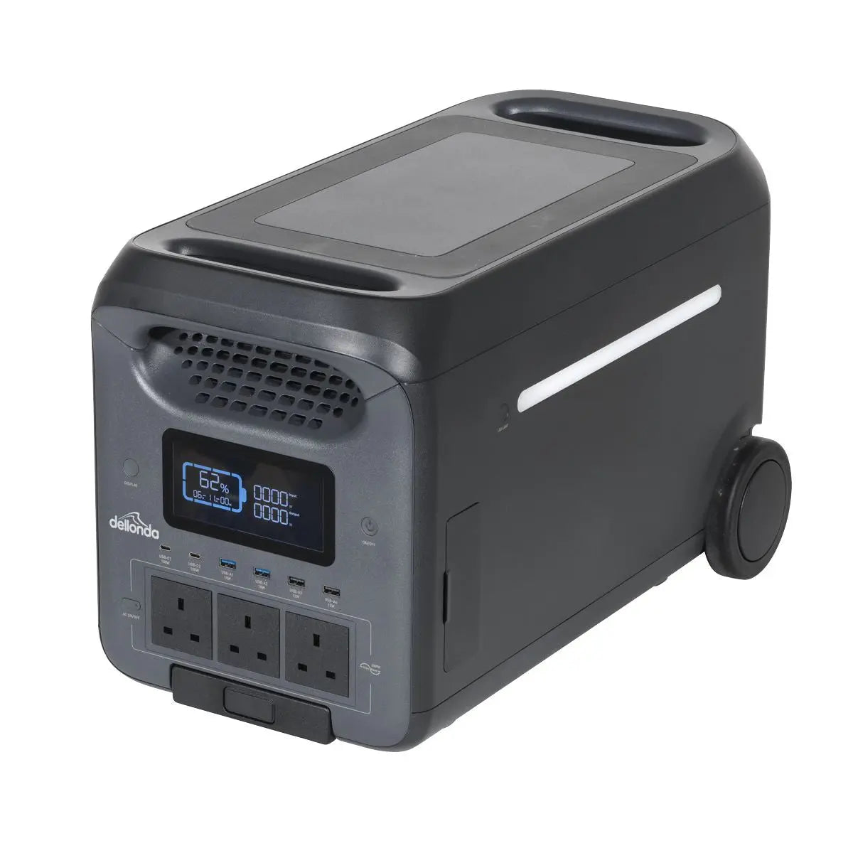 Dellonda Portable Power Station 3000W  White Rose Tools