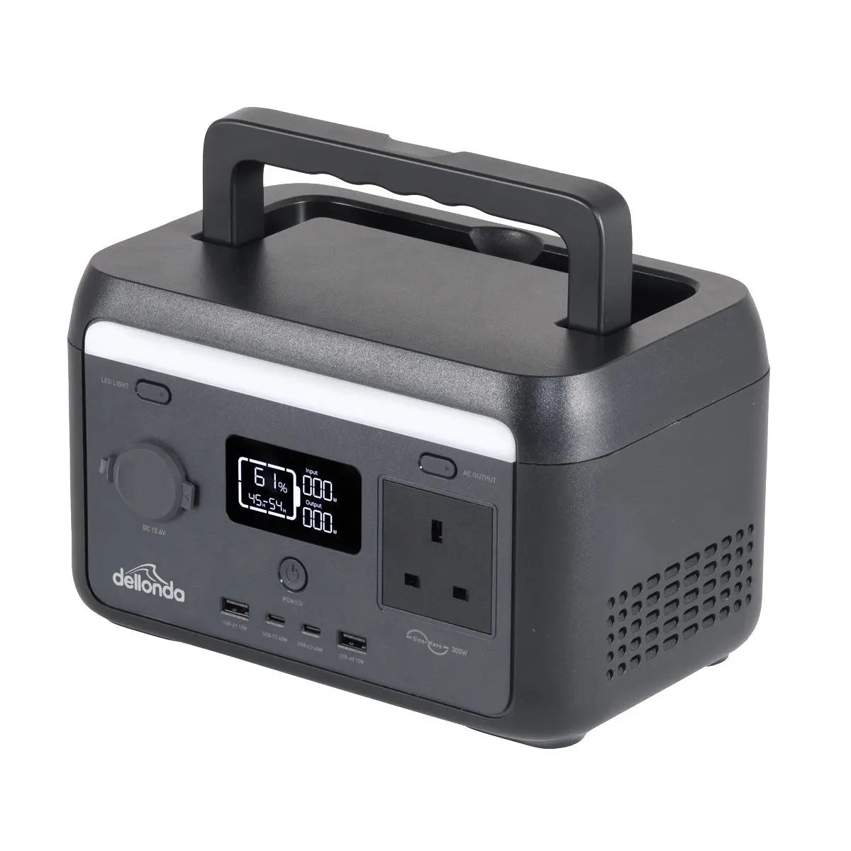 Dellonda Portable Power Station 300W  White Rose Tools