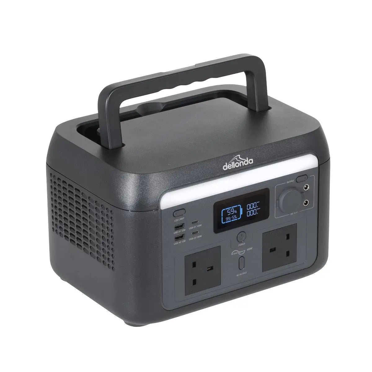 Dellonda Portable Power Station 600W  White Rose Tools