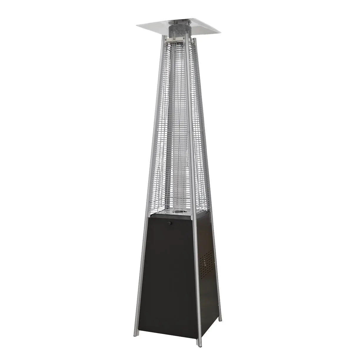 Dellonda Pyramid Gas Outdoor Garden Patio Heater 13kW Commercial & Home Use  White Rose Tools