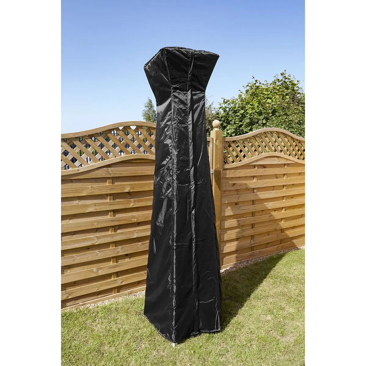 Dellonda Pyramid Gas Tower Patio Heater Water-Resistant Cover 2280 x 470mm, Black  White Rose Tools
