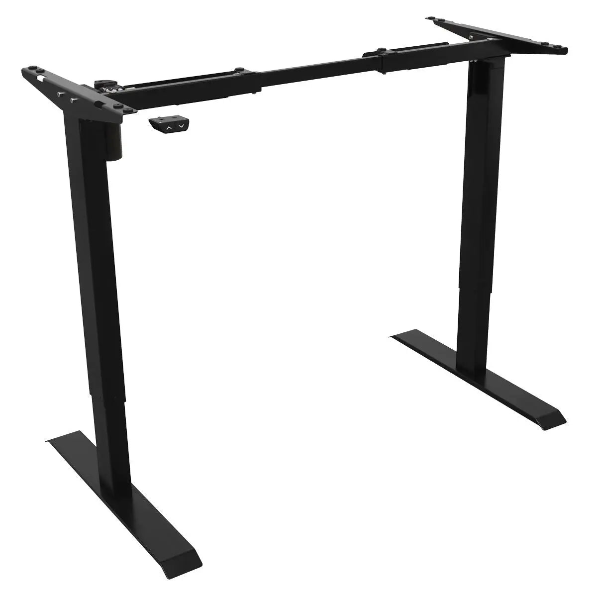 Dellonda Single Motor Adjustable Desk Frame, 70kg Capacity, Black - DH17  White Rose Tools
