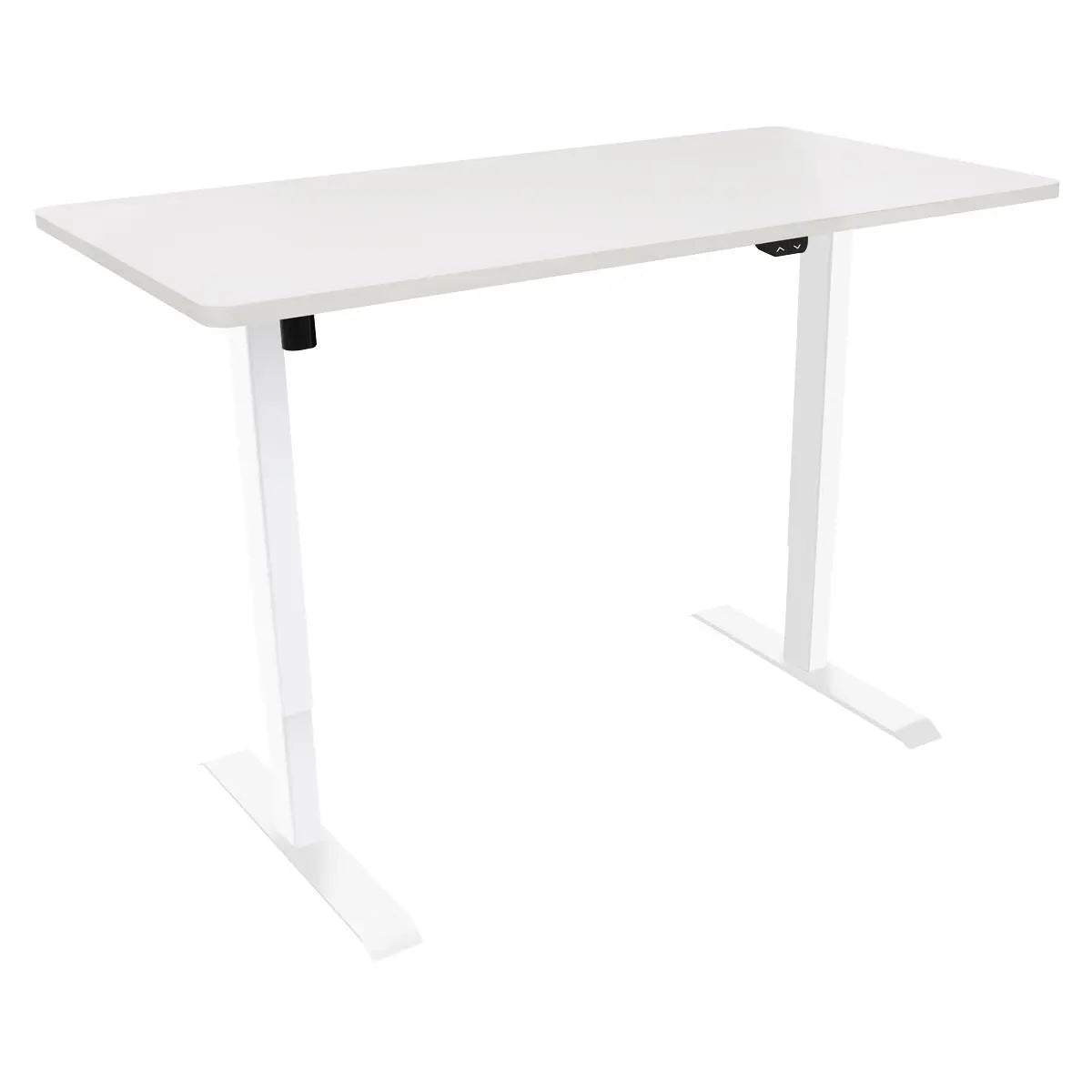 Dellonda Single Motor Height-Adjustable Electric Sit & Stand Desk with White Desktop & Frame  White Rose Tools