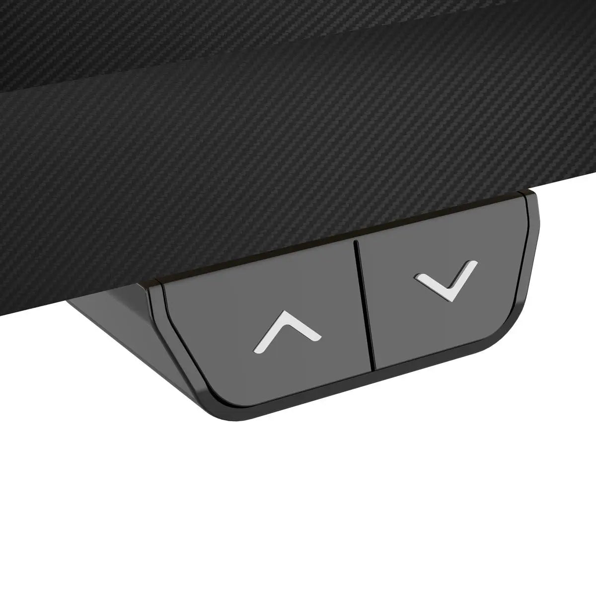 Dellonda Single Motor Height-Adjustable Electric Sit & Stand Gaming Desk with Carbon Fibre Desktop & White Frame  White Rose Tools