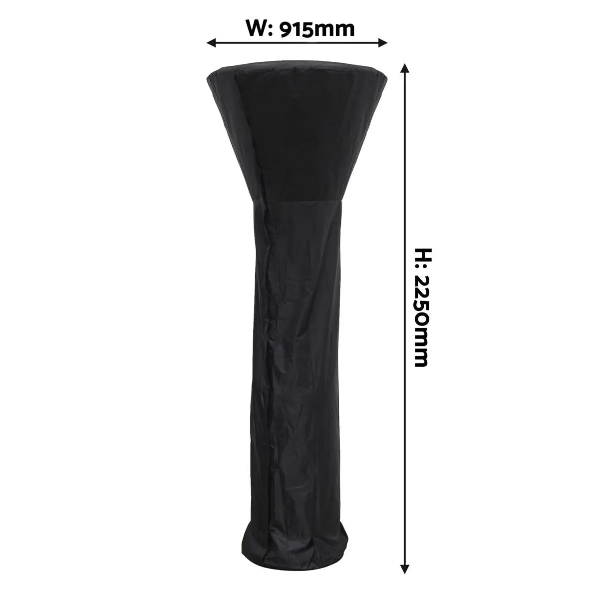 Dellonda Tower Patio Heater Cover, Heavy-Duty & Water Resistant  White Rose Tools