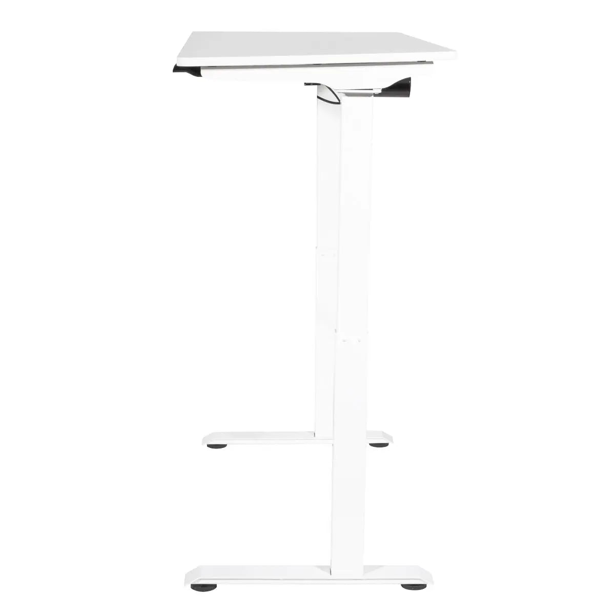 Dellonda White Electric Adjustable Office Standing Desk, Quiet & Fast 1200x600mm  White Rose Tools